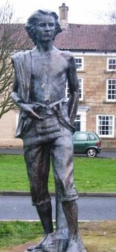 James Cook on High Green, Great Ayton