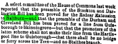 preamble approval of Bill for the extension of the line to Saltburn