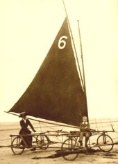 Lady member, Saltburn Sand Sailing Club circa 1909