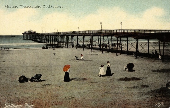 Saltburn pier circa 1910