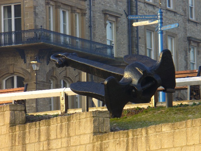 Anchor sitting on Cart Bank