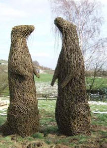 Sculptures at the Moors Centre, Danby