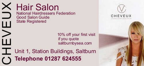 Cheveux Hair Salon, ladies and gents hairdressers, Saltburn