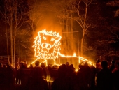 Pageant of Light fire sculpture 2007